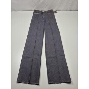 VTG Bill Blass Casual Slacks Mens 28x35 Blue Denim Chino Pants USA NWT